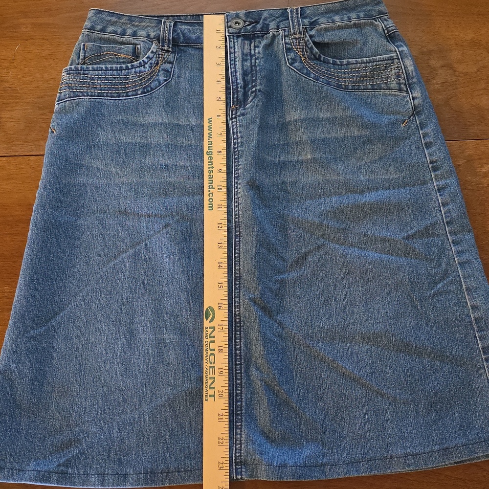 Cato Blue Denim Skirt [2/$15] - Picture 5 of 6